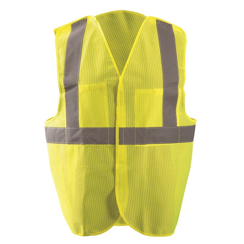 High Visibility Classic Mesh 5-Point Break-Away Safety Vest Yellow